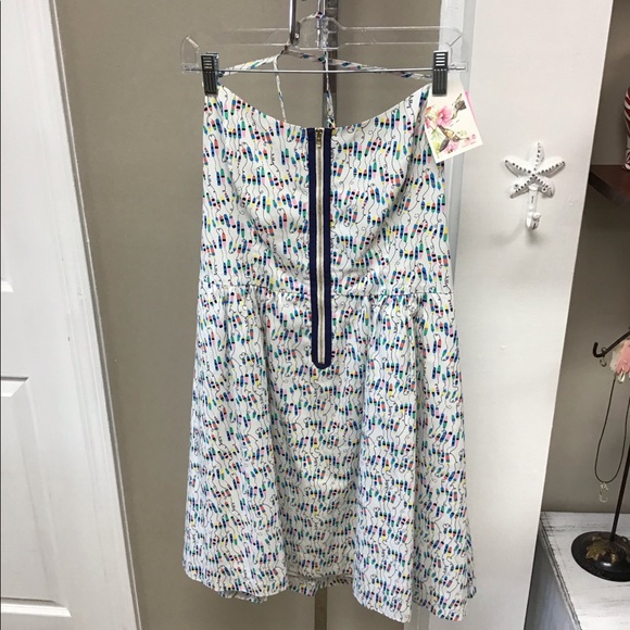 Lily Pulitzer White Light Bulb Dress Size 10
